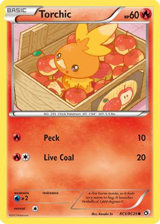 Torchic (RC5/RC25) [Black & White: Legendary Treasures] - Trinity Hobby