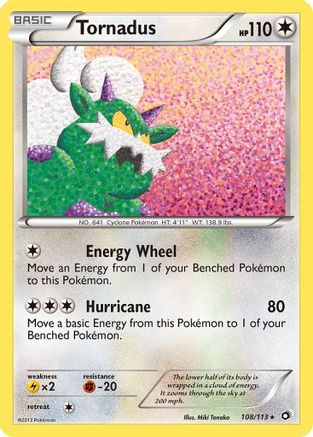 Tornadus (108/113) [Black & White: Legendary Treasures] - Trinity Hobby