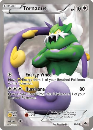 Tornadus (98/98) [Black & White: Emerging Powers] - Trinity Hobby