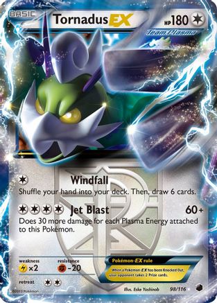 Tornadus EX (98/116) [Black & White: Plasma Freeze] - Trinity Hobby