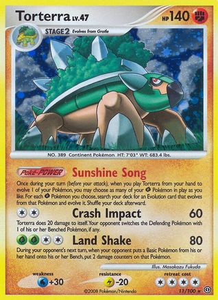 Torterra (11/100) [Diamond & Pearl: Stormfront] - Trinity Hobby