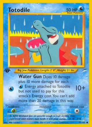 Totodile (85/105) [Neo Destiny 1st Edition] - Trinity Hobby
