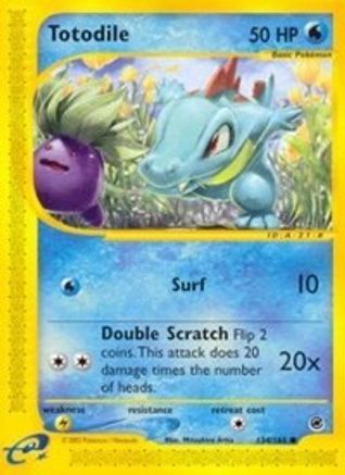Totodile (134/165) [Expedition: Base Set] - Trinity Hobby