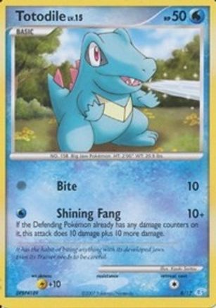 Totodile (8/12) [Diamond & Pearl: Trainer Kit - Manaphy] - Trinity Hobby