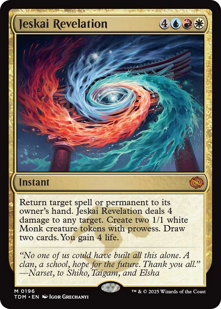 Jeskai Revelation  (TDM-196) - [Tarkir: Dragonstorm] - Trinity Hobby