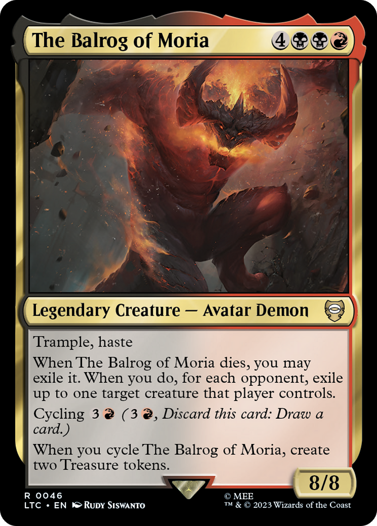 The Balrog of Moria [The Lord of the Rings: Tales of Middle-Earth Commander] - Trinity Hobby