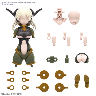 30MS OPTION PARTS SET 13 (TACTICAL COSTUME) [COLOR B]