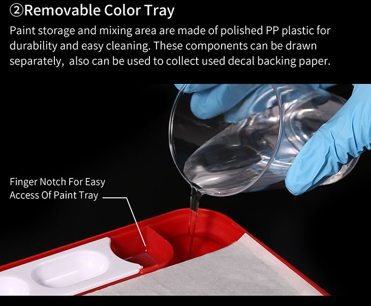 DSPIAE PRO Poseidon Moisturizing Color Mixing Box for Acrylic Paints - Trinity Hobby