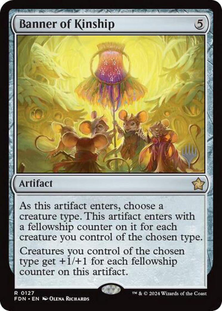 Banner of Kinship (PPDFT-127) - [Promo Pack: Aetherdrift] Foil - Trinity Hobby