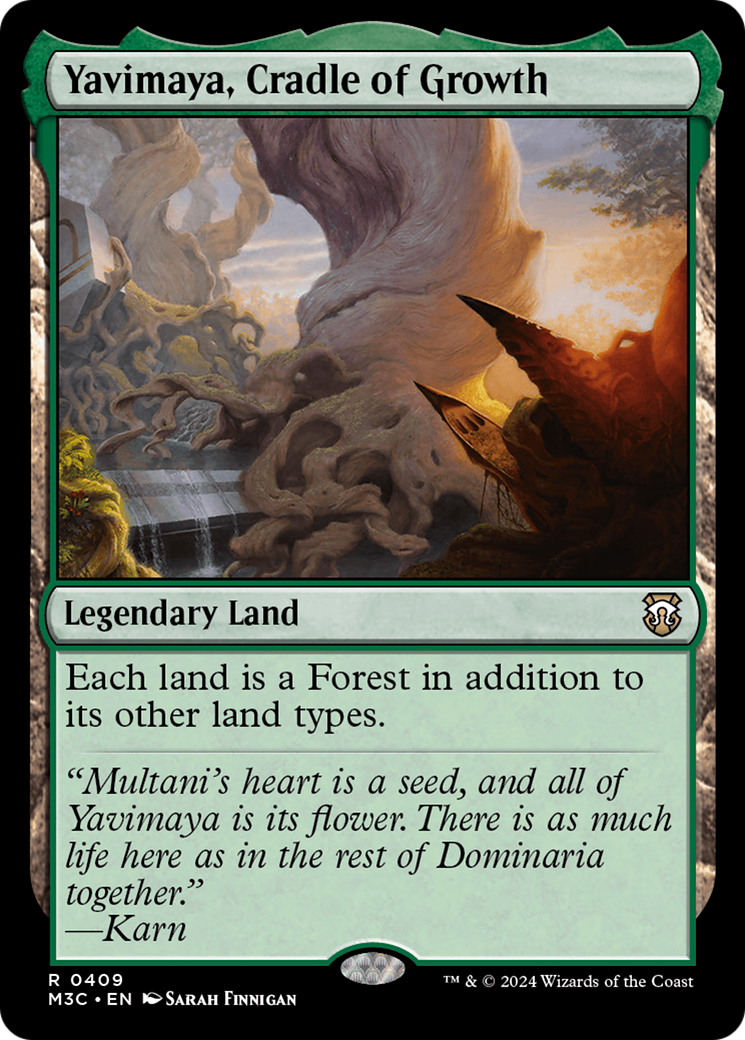 Yavimaya, Cradle of Growth [Modern Horizons 3 Commander] - Trinity Hobby