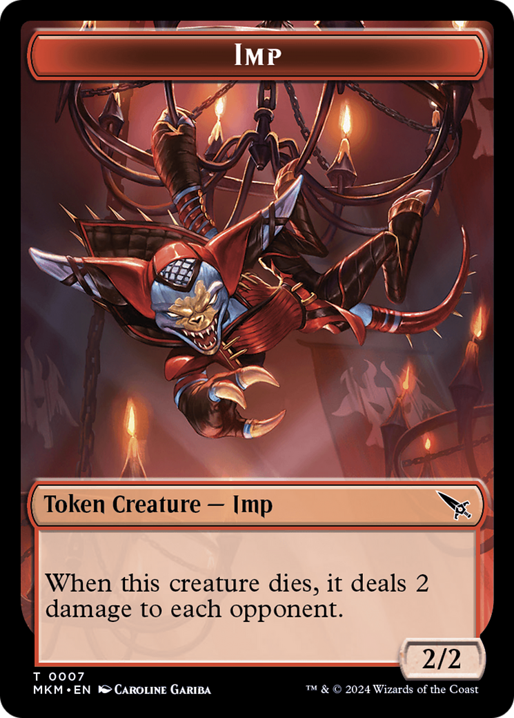 Detective // Imp Double-Sided Token [Murders at Karlov Manor Tokens] - Trinity Hobby
