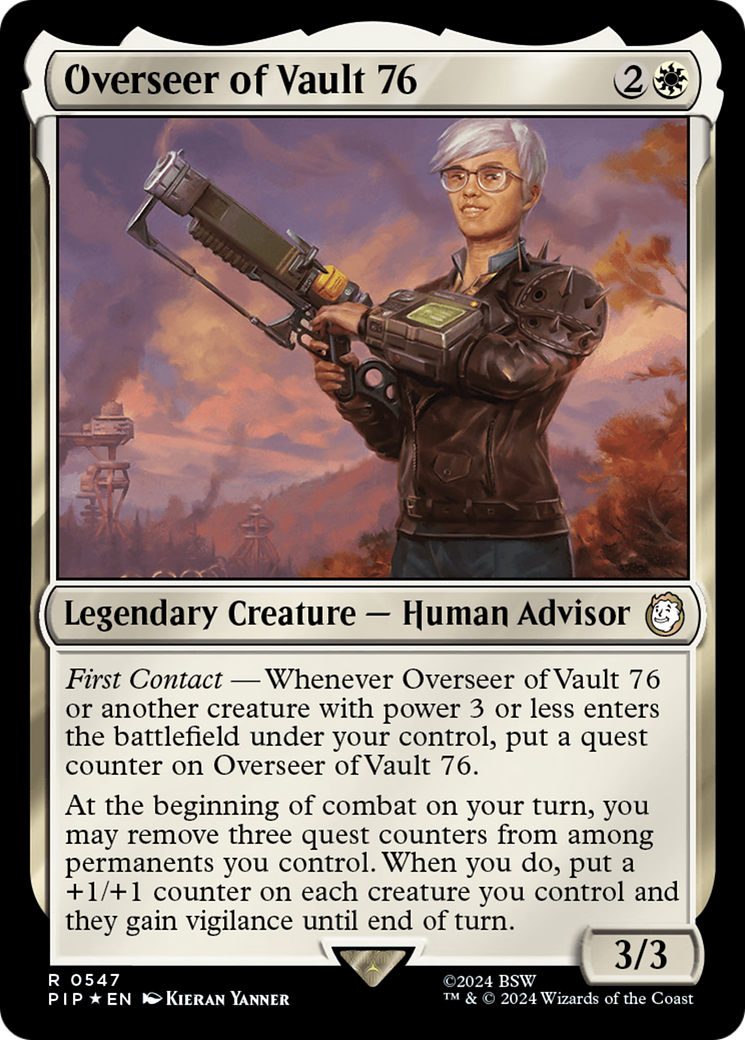 Overseer of Vault 76 (Surge Foil) [Fallout] - Trinity Hobby
