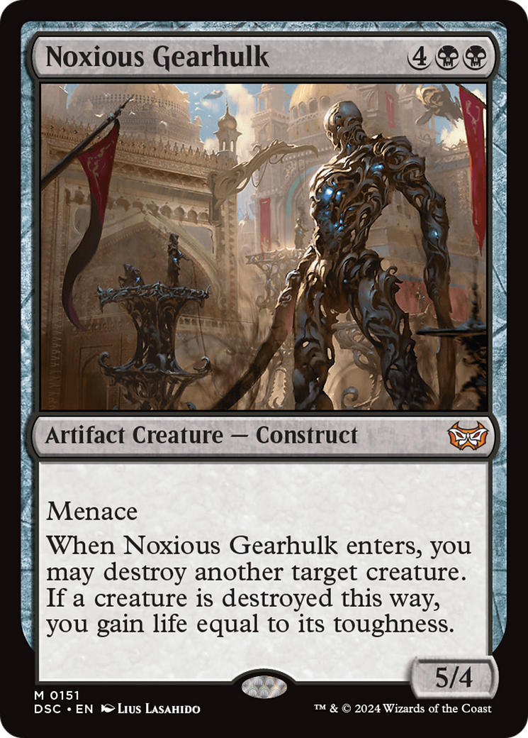 Noxious Gearhulk [Duskmourn: House of Horror Commander] - Trinity Hobby