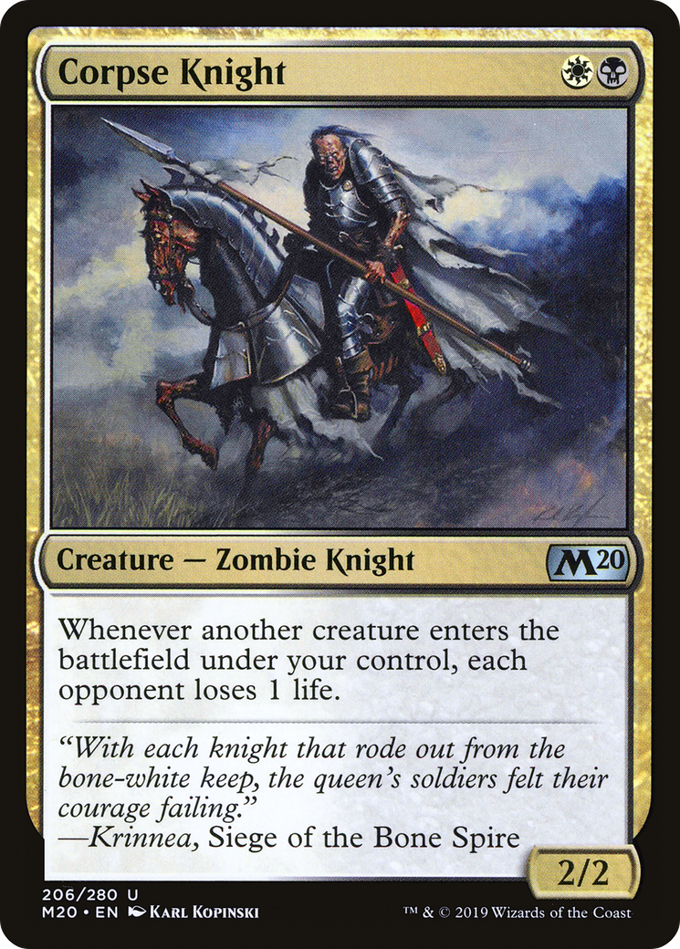 Corpse Knight (2/2) [Core Set 2020] - Trinity Hobby