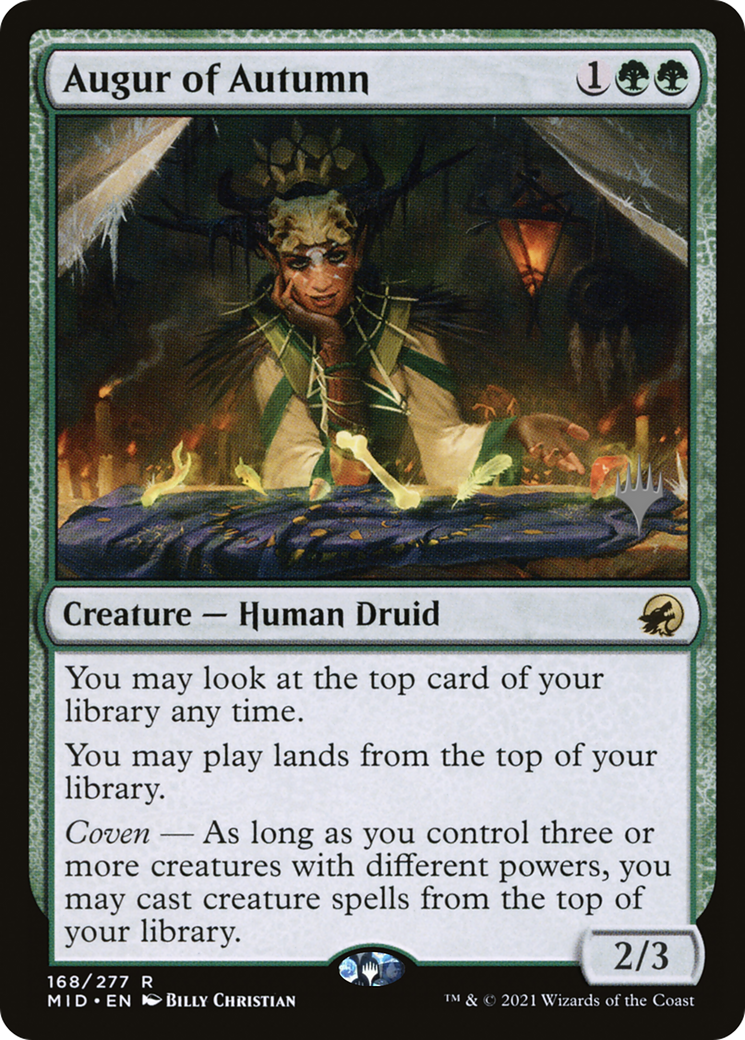 Augur of Autumn (Promo Pack) [Innistrad: Midnight Hunt Promos] - Trinity Hobby