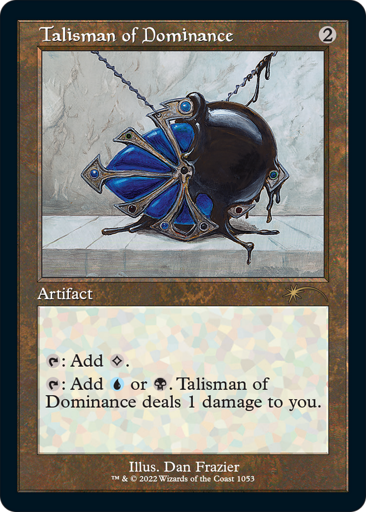 Talisman of Dominance [Etched Foil]  (SLD-1053) - [Secret Lair Drop] - Trinity Hobby