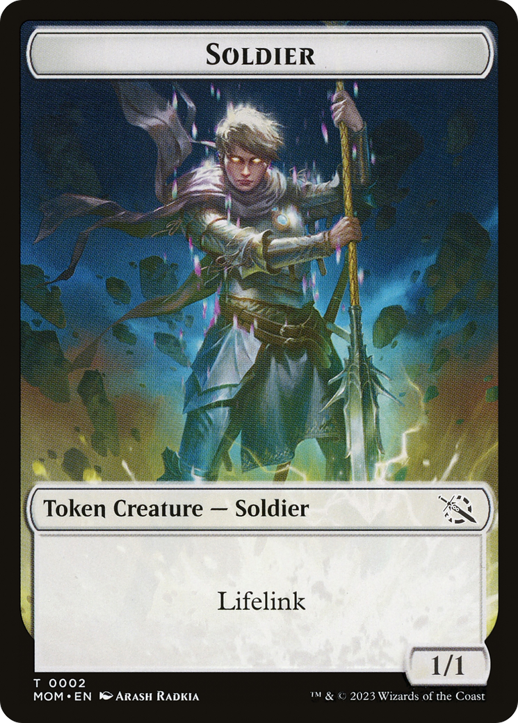 Soldier // Thopter Double-Sided Token [March of the Machine Tokens] - Trinity Hobby