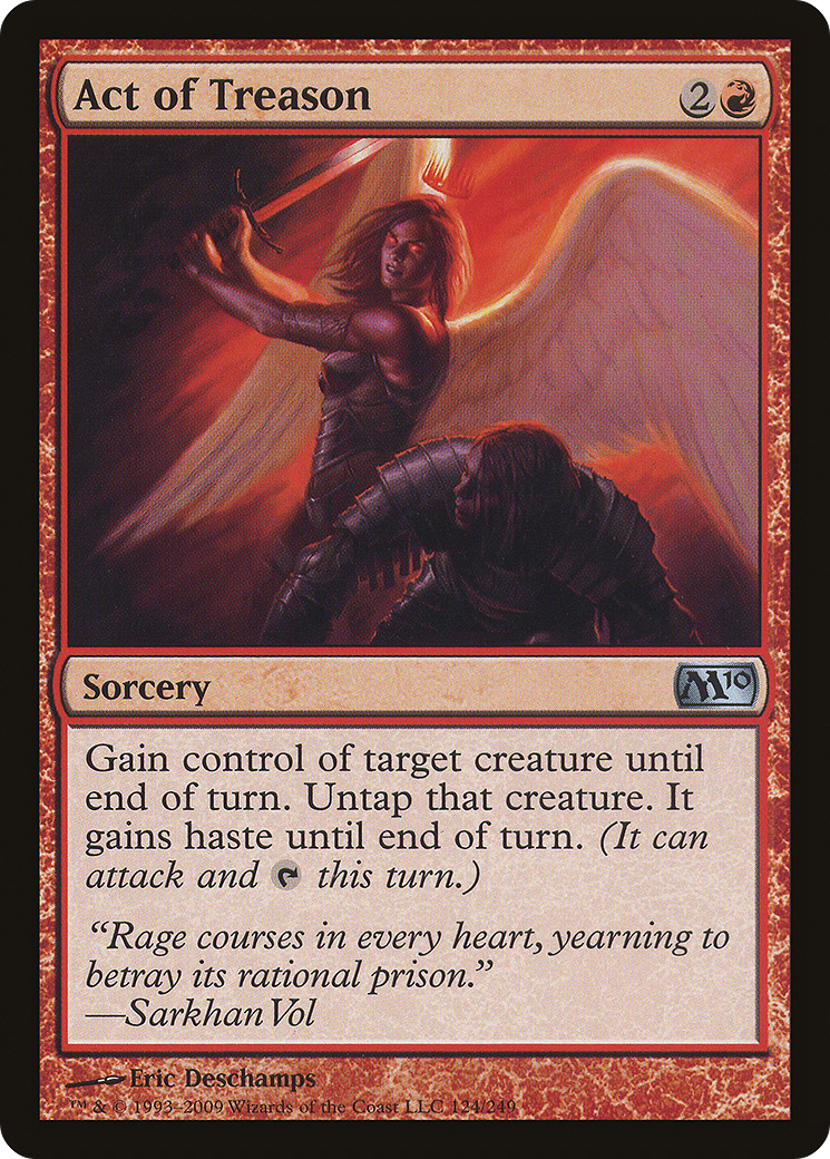 Act of Treason [Magic 2010] - Trinity Hobby