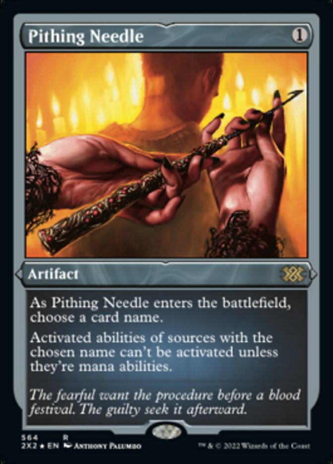 Pithing Needle (Foil Etched) [Double Masters 2022] - Trinity Hobby
