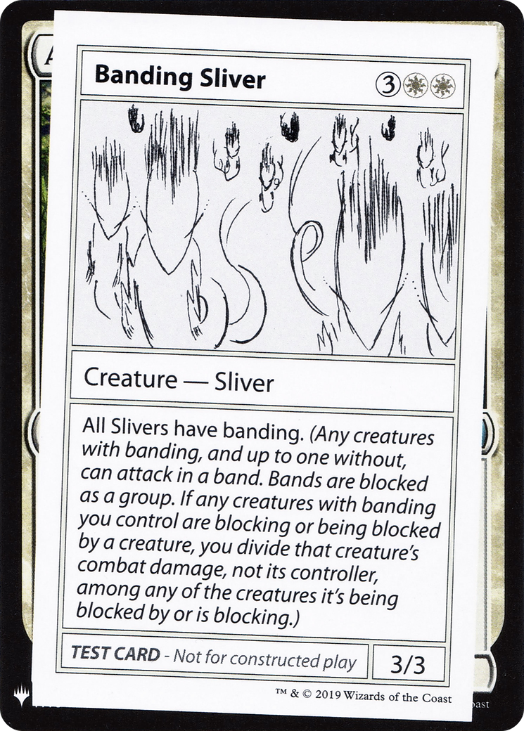 Banding Sliver [Mystery Booster Playtest Cards] - Trinity Hobby
