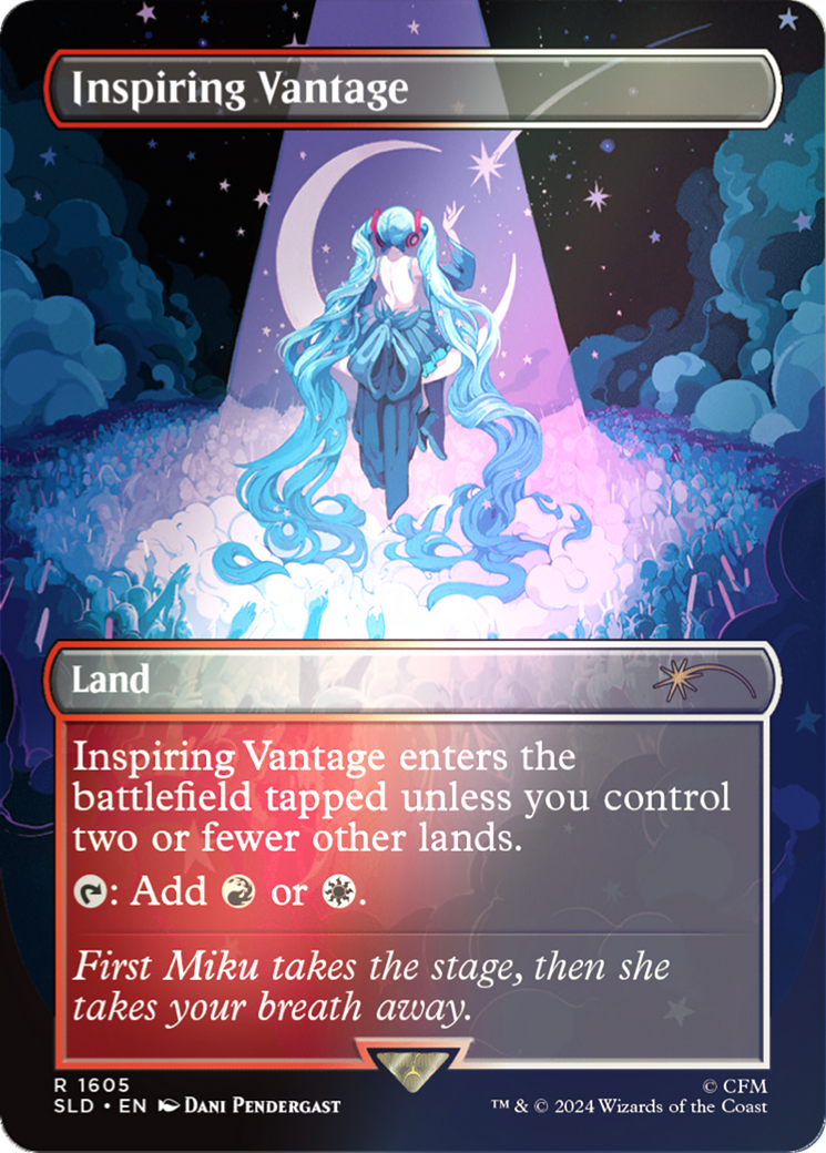 Inspiring Vantage (1605) (Rainbow Foil) [Secret Lair Drop Series] - Trinity Hobby