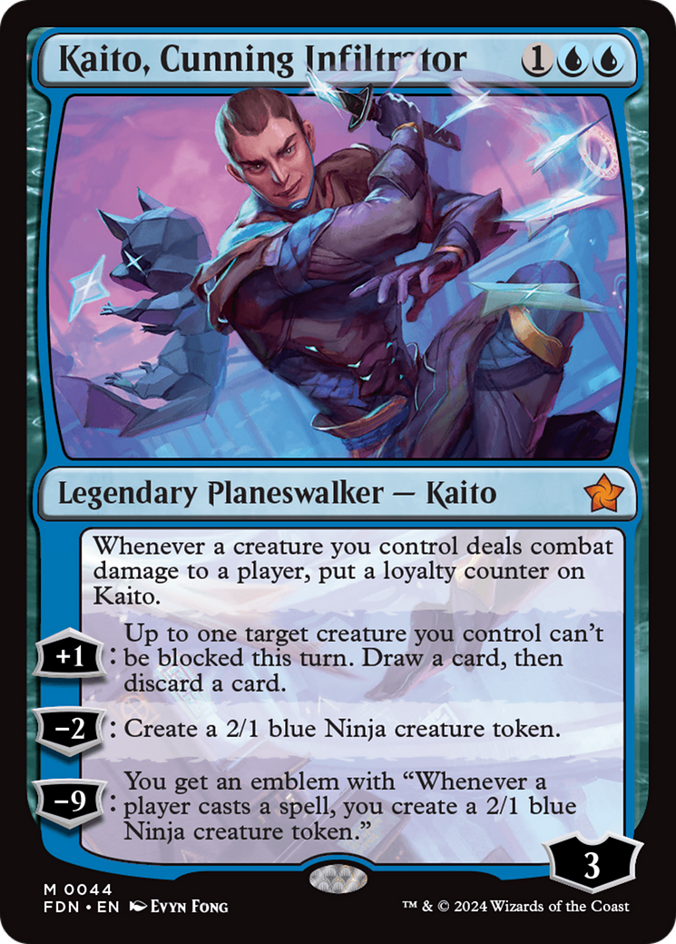 Kaito, Cunning Infiltrator [Foundations] - Trinity Hobby