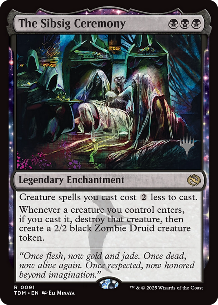 The Sibsig Ceremony [Tarkir: Dragonstorm Promos]