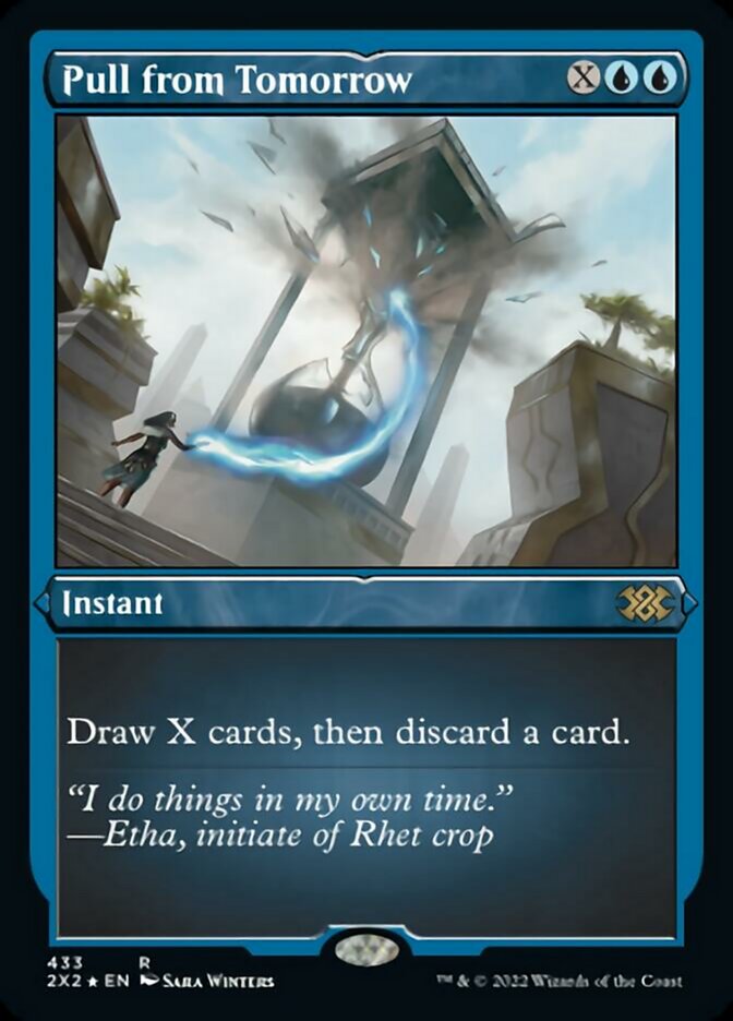 Pull from Tomorrow (Foil Etched) [Double Masters 2022] - Trinity Hobby