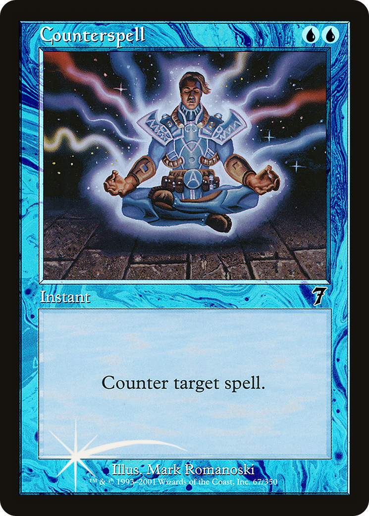 Counterspell  [Foil]  (7ED-67★) - [Seventh Edition] - Trinity Hobby