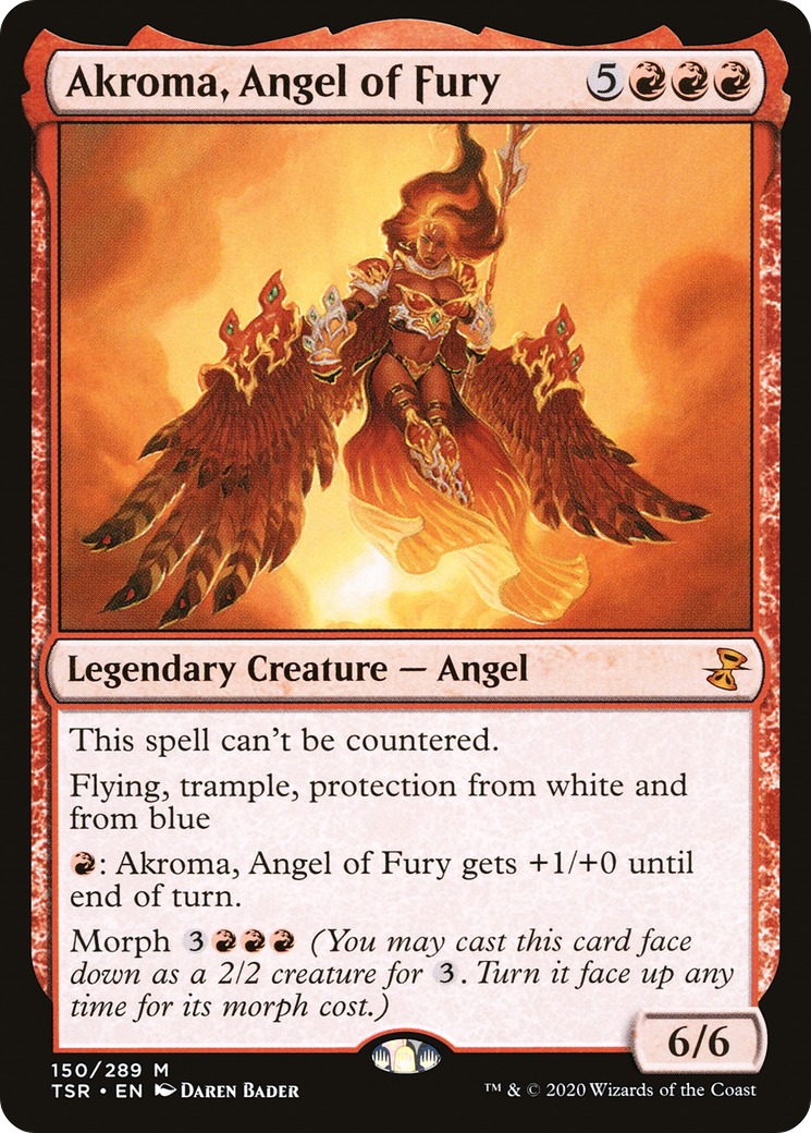 Akroma, Angel of Fury [Time Spiral Remastered] - Trinity Hobby