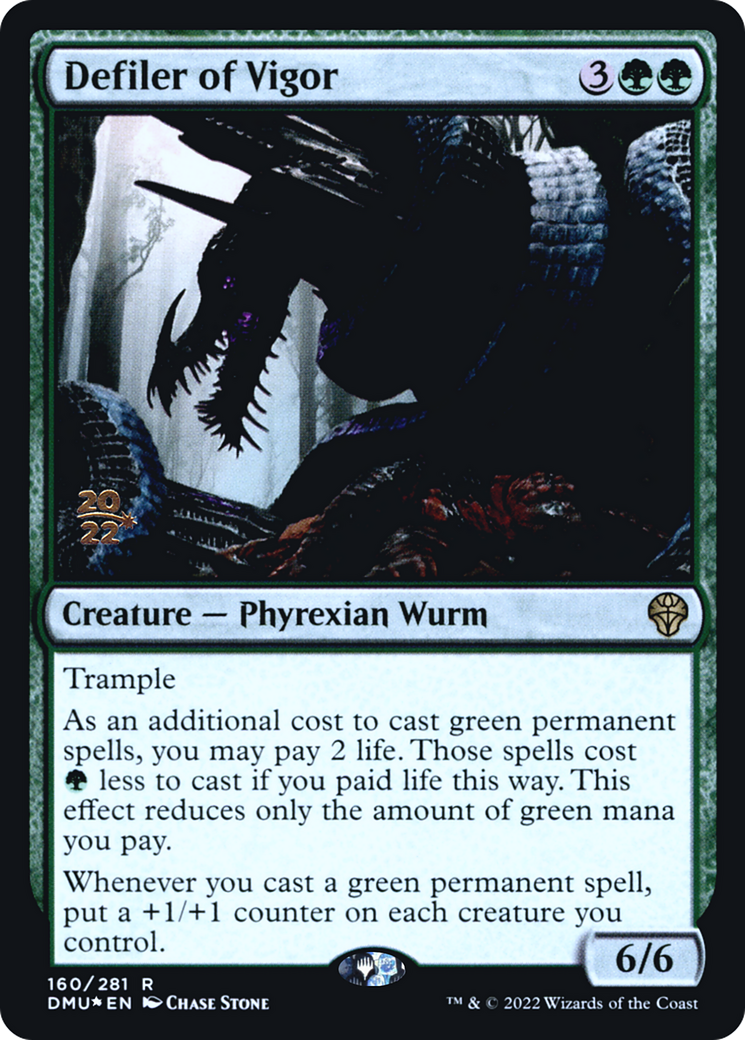 Defiler of Vigor [Dominaria United Prerelease Promos] - Trinity Hobby