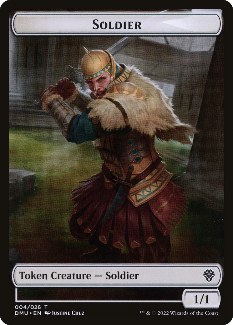 Soldier  [Foil]  (DMU-004) - [Dominaria United Tokens] - Trinity Hobby