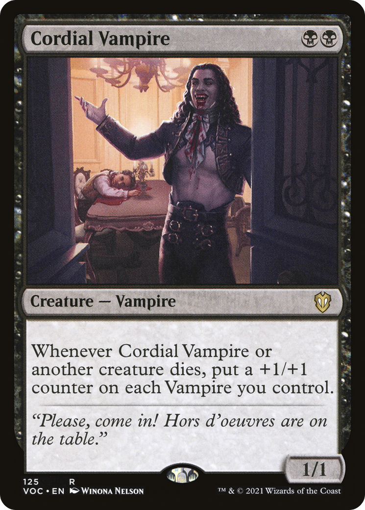 Cordial Vampire [Innistrad: Crimson Vow Commander] - Trinity Hobby