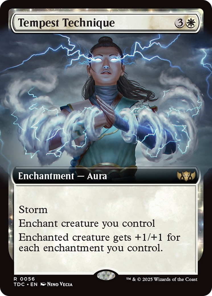 Tempest Technique (Extended Art) [Tarkir: Dragonstorm Commander] - Trinity Hobby