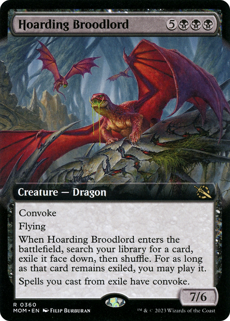 Hoarding Broodlord (Extended Art) [March of the Machine] - Trinity Hobby