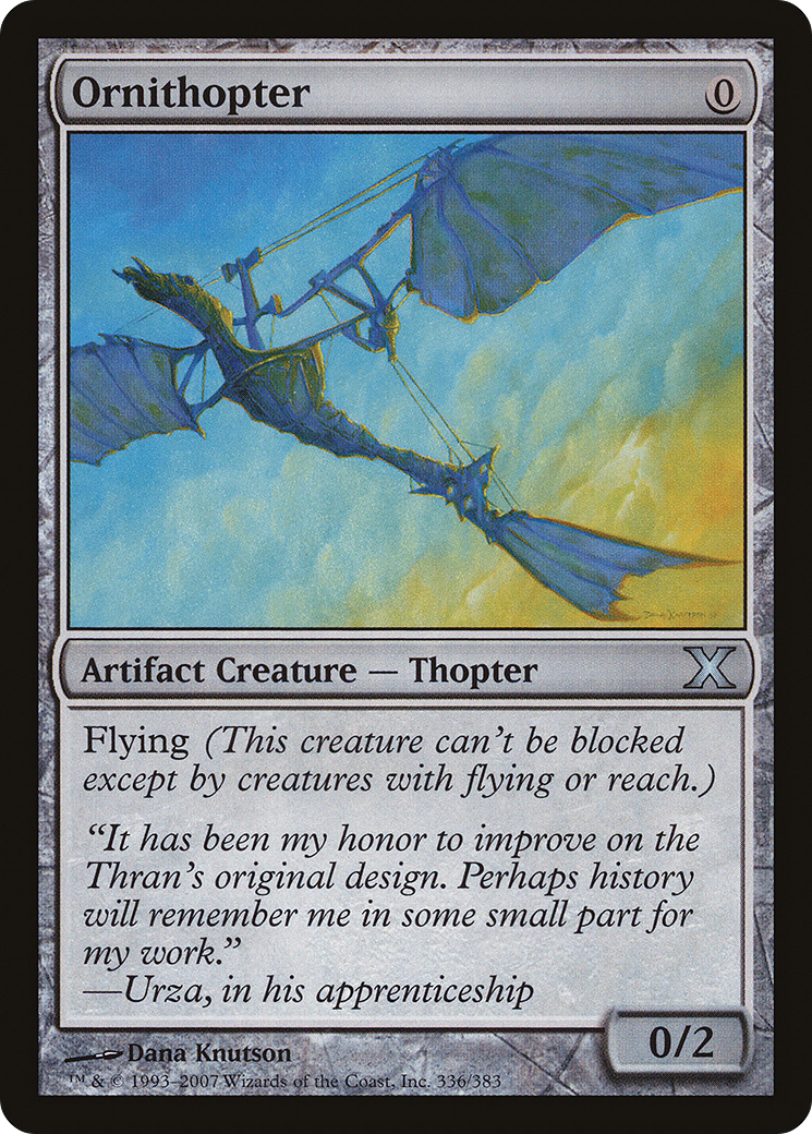 Ornithopter  [Foil]  (10E-336) - [Tenth Edition] - Trinity Hobby