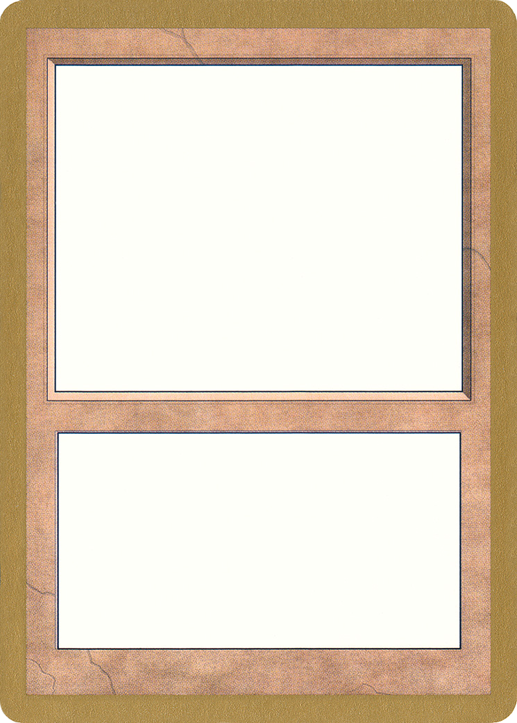 1997 World Championship Blank Card [World Championship Decks 1997] - Trinity Hobby