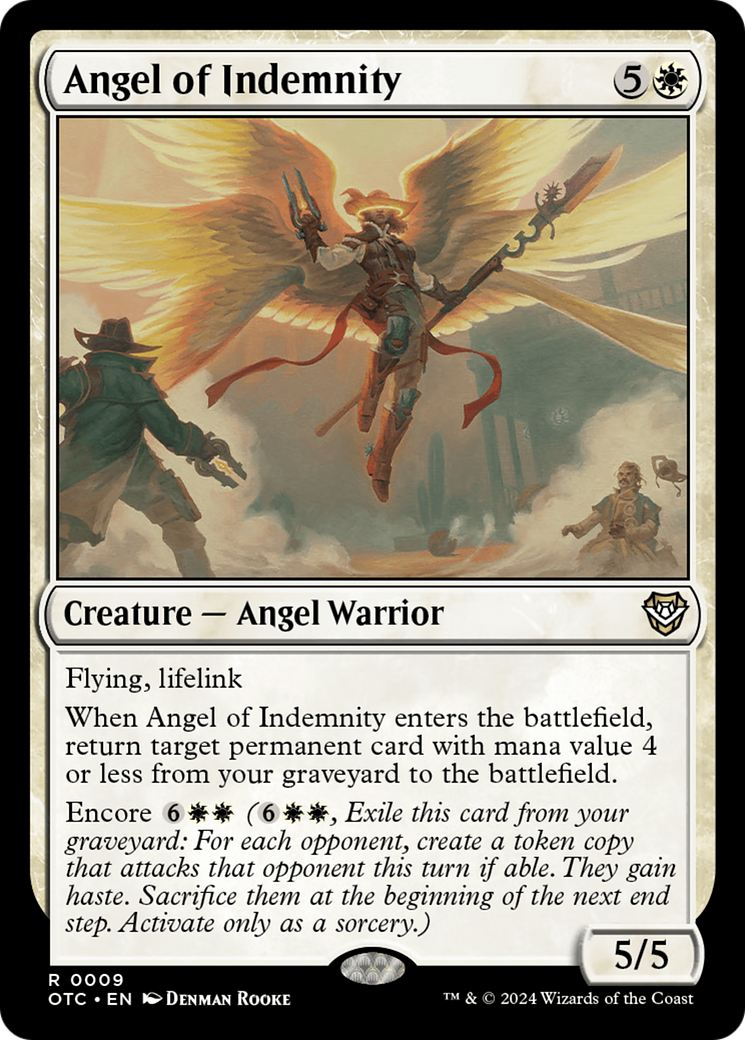 Angel of Indemnity [Outlaws of Thunder Junction Commander] - Trinity Hobby