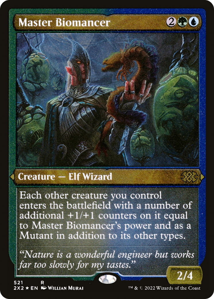 Master Biomancer (Foil Etched)  [Foil]  (2X2-521) - [Double Masters 2022] - Trinity Hobby