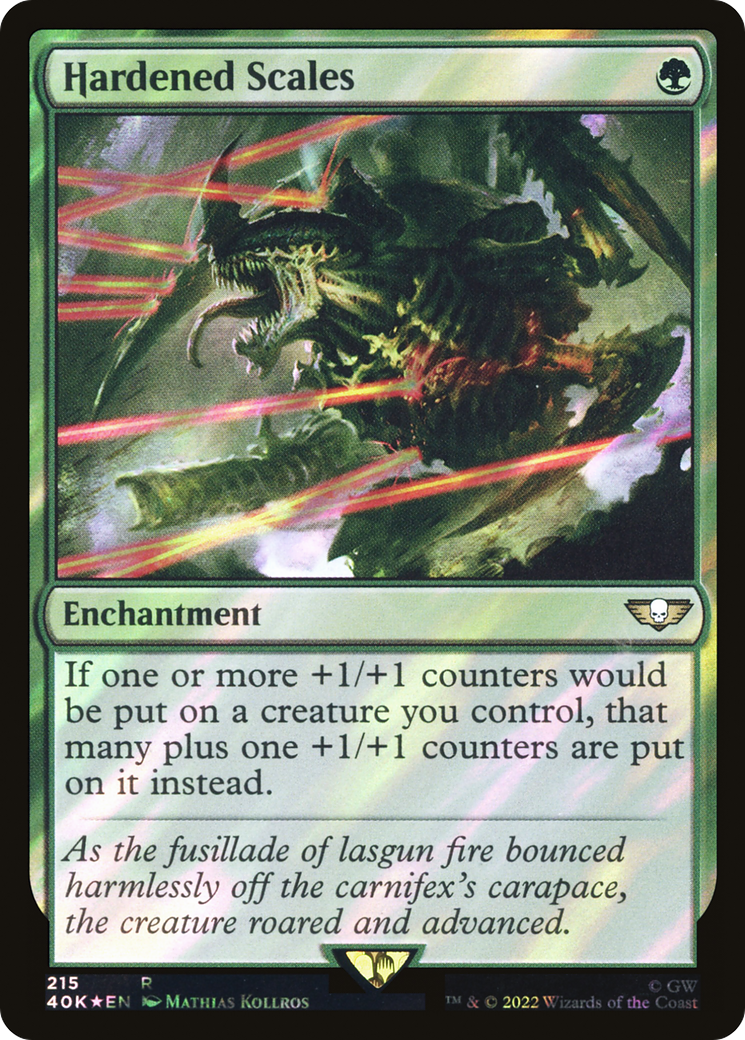 Écailles durcies (Surge Foil) [Warhammer 40,000] 
