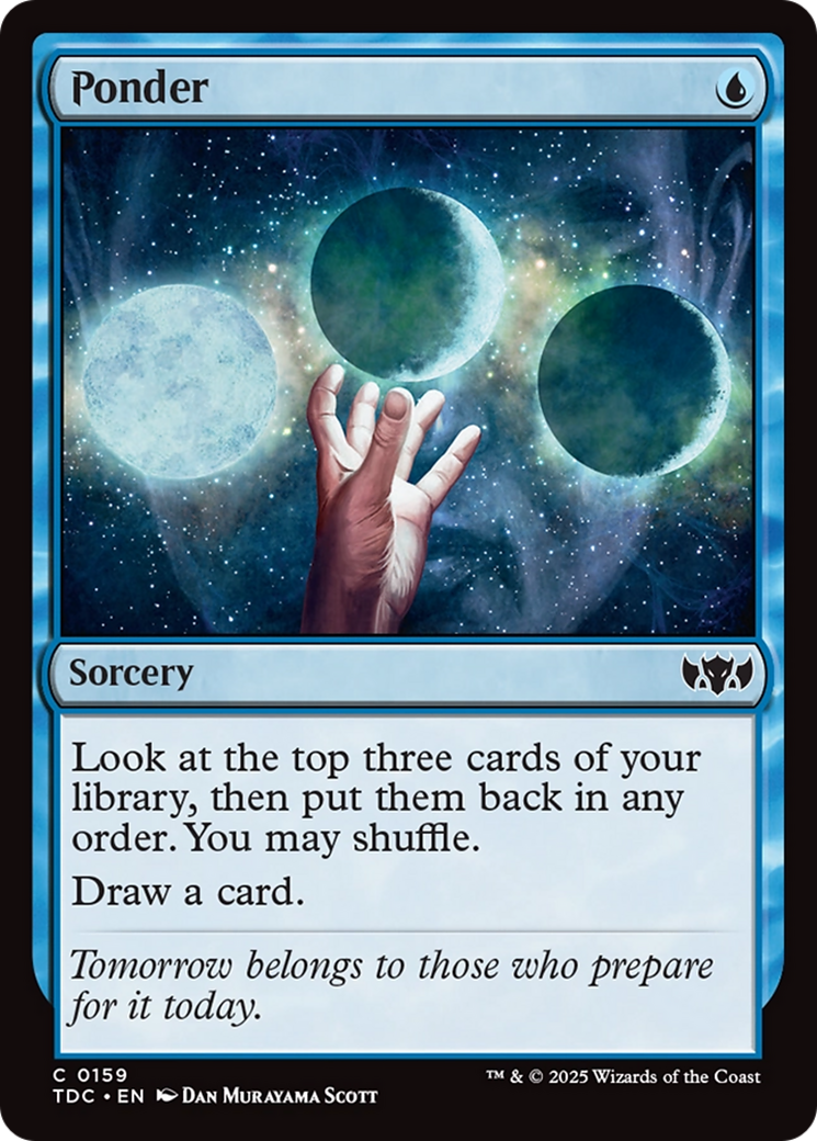Ponder [Tarkir: Dragonstorm Commander] - Trinity Hobby