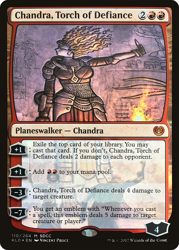 Chandra, Torch of Defiance [San Diego Comic-Con 2017] - Trinity Hobby