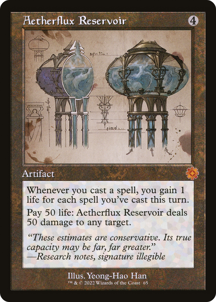 Aetherflux Reservoir (Retro Schematic) [The Brothers' War Retro Artifacts] - Trinity Hobby