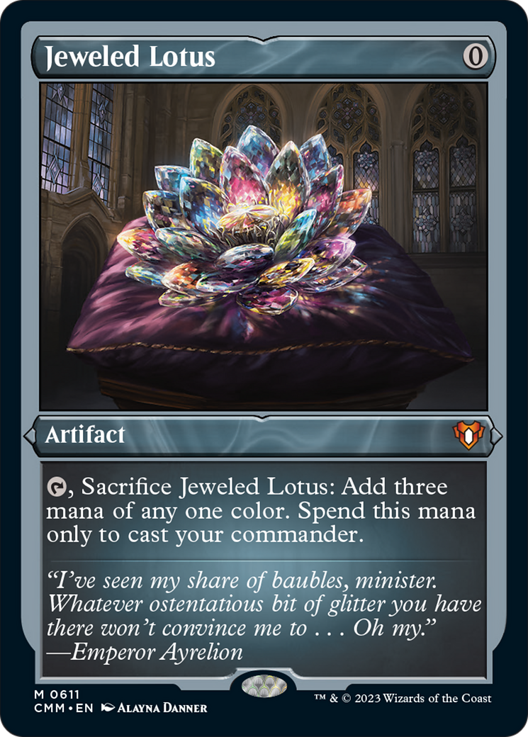 Jeweled Lotus (Foil Etched) [Commander Masters] - Trinity Hobby