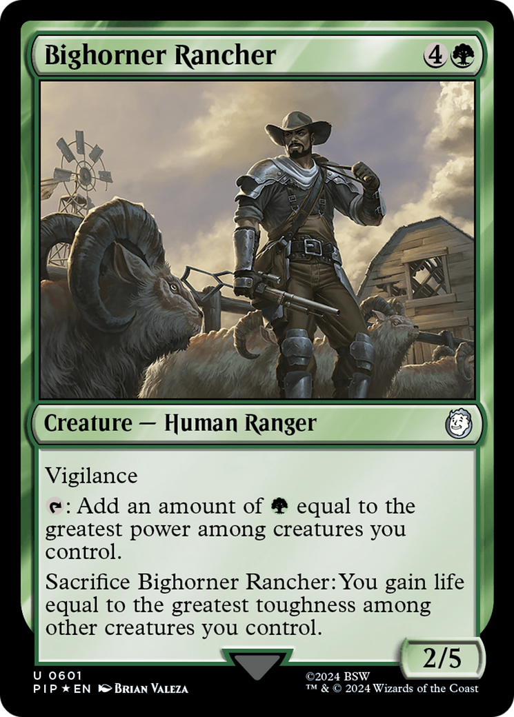 Bighorner Rancher (Surge Foil) [Fallout] - Trinity Hobby