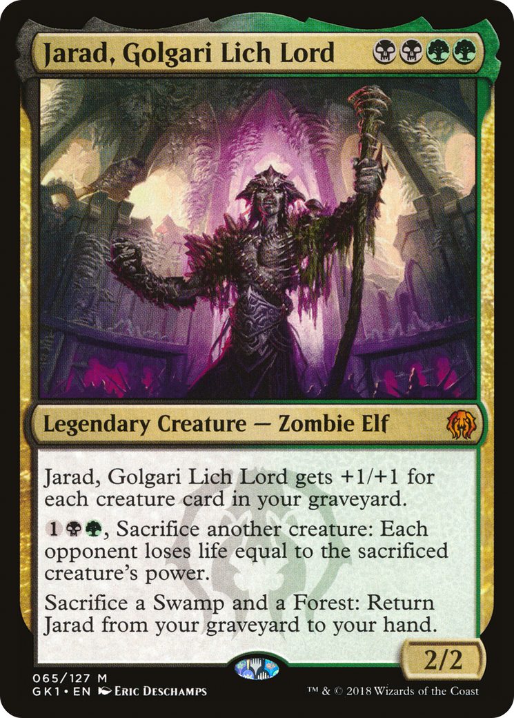 Jarad, seigneur-liche Golgari [Kit de guilde des Guildes de Ravnica] 