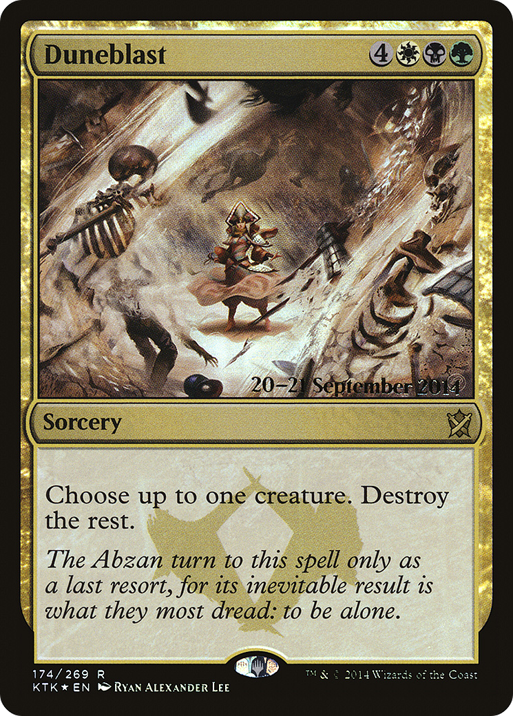 Duneblast [Promotions avant-première de Khans of Tarkir] 