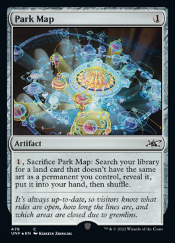 Park Map (Galaxy Foil) [Unfinity] - Trinity Hobby