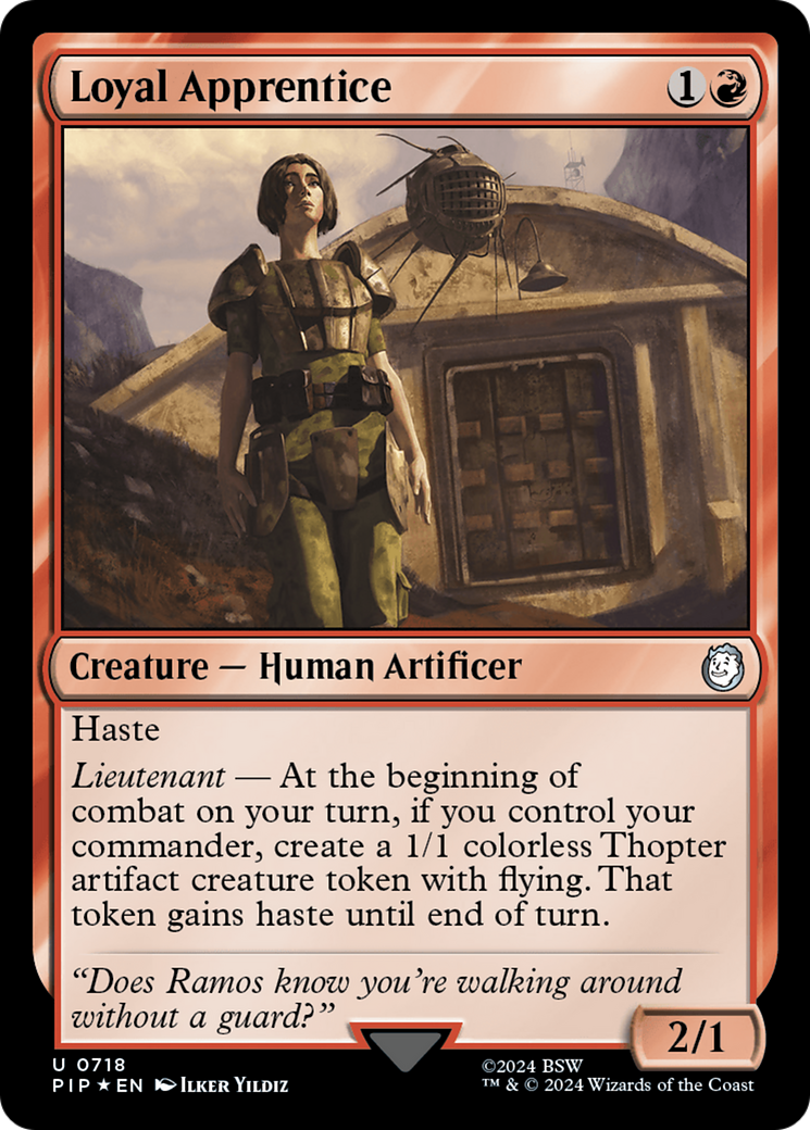 Loyal Apprentice (Surge Foil) [Fallout] - Trinity Hobby