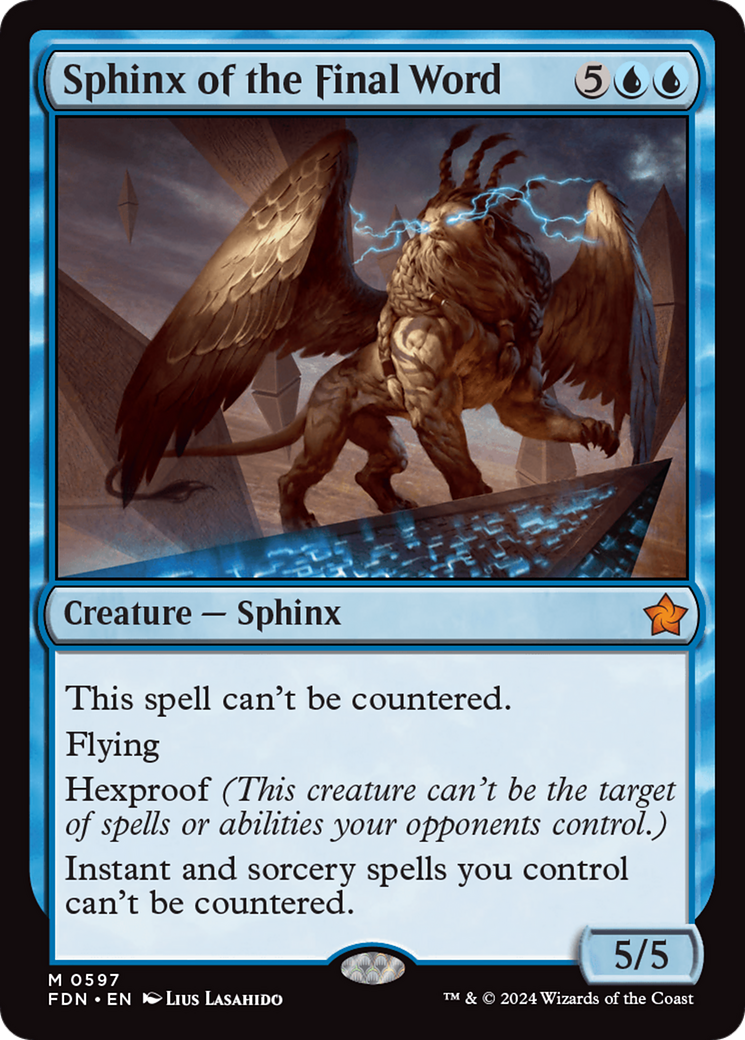 Sphinx of the Final Word [Foundations] - Trinity Hobby
